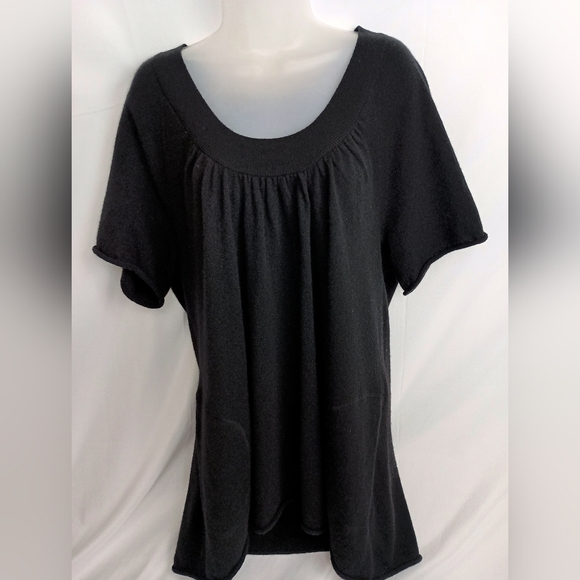 J. JILL 100% Cashmere Elegant Black Sweater Top (#620) - Picture 1 of 6